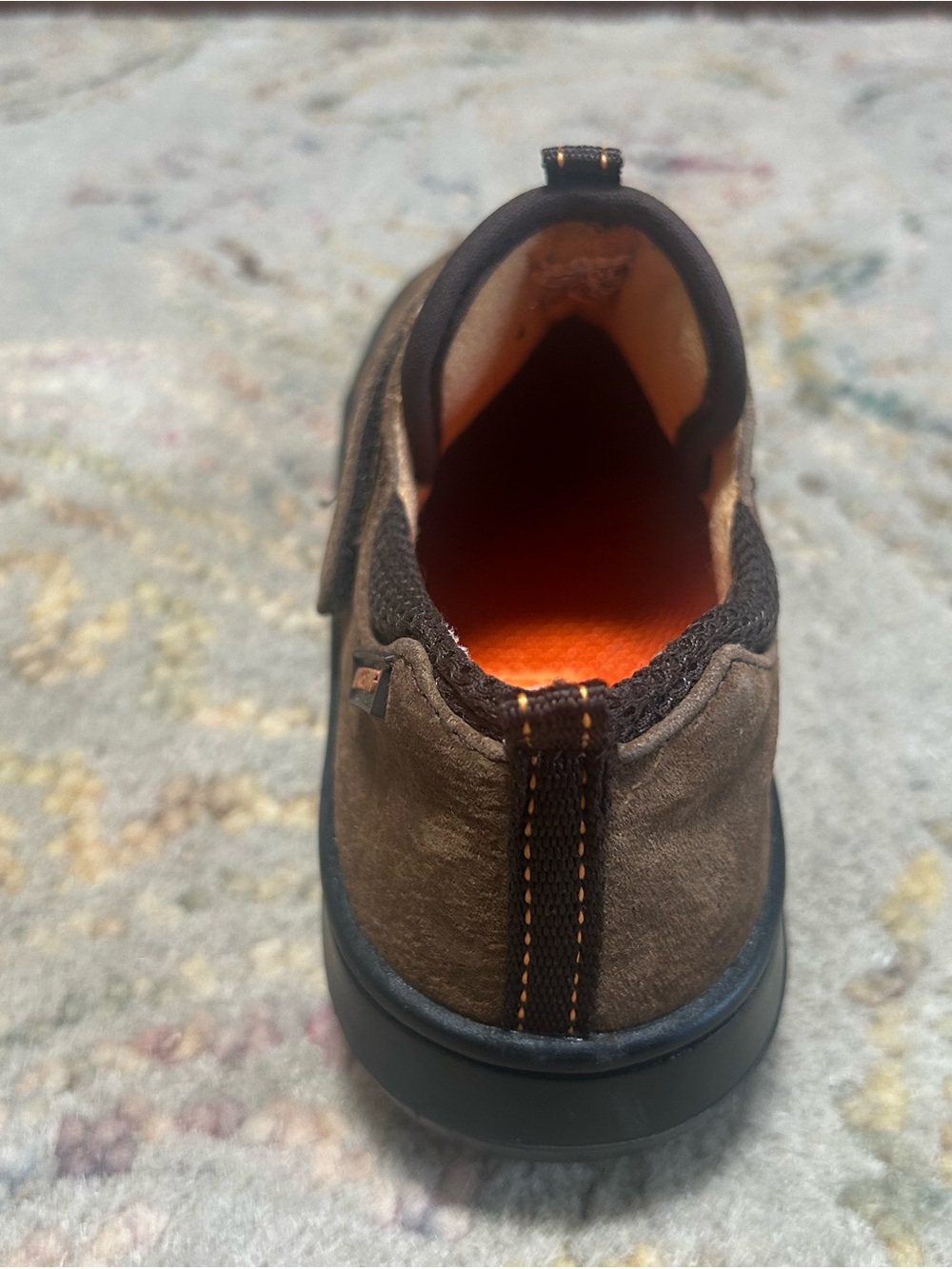 Rocket Dog Brown Suede Slip-On with Orange Interior